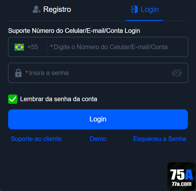 75a.com - conectar em protegido login premium
